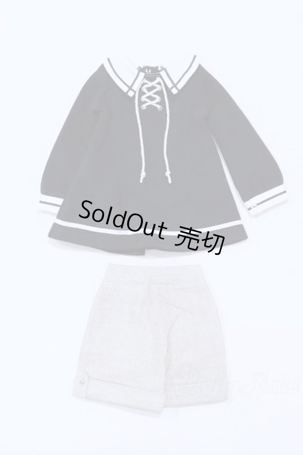 画像1: SDM/OF:編み上げワンピ＆キュロットセット・ミニ S-26-02-01-087-SK-ZS (1)