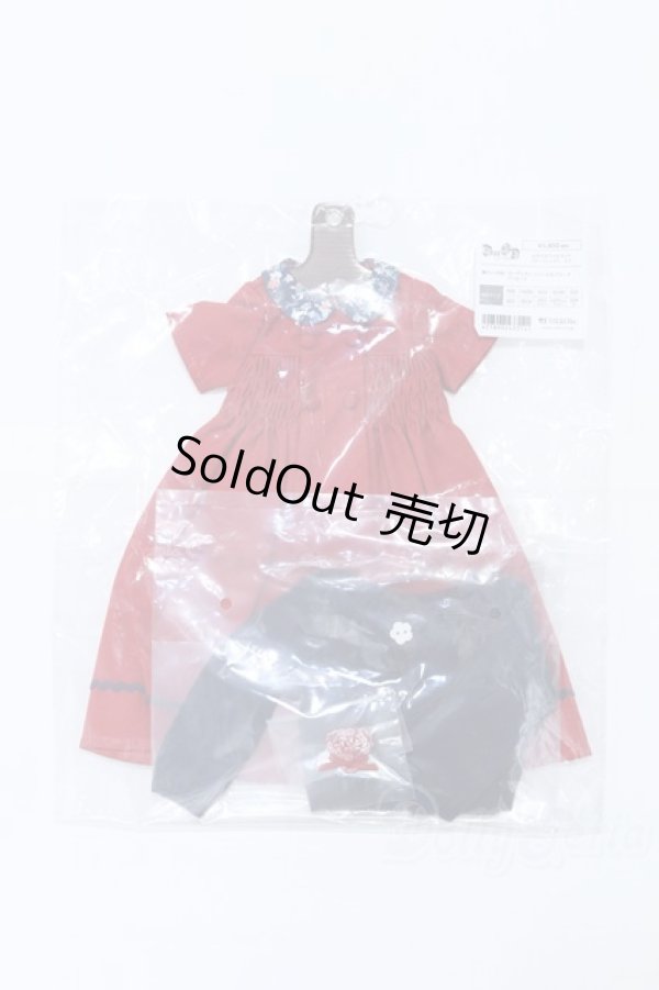 画像1: SDM/OF:よそゆきワンピセット(ダークレッド)・ミニ S-26-03-29-559-SK-ZS (1)