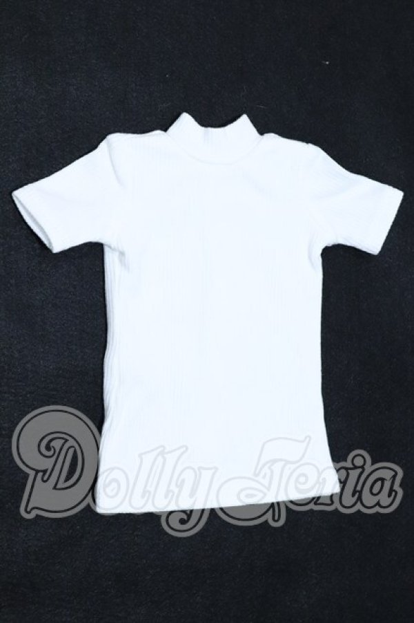 画像1: SD/OF:半袖リブニット(白) S-26-03-22-034-SK-ZS (1)