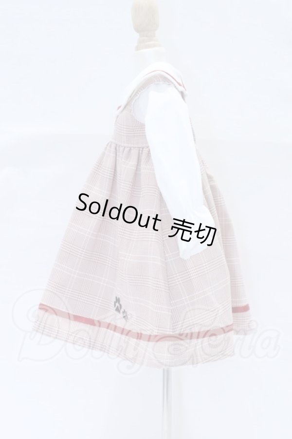 画像2: MDD/OF:おでかけチェックドレス(レッド)・ミニ S-26-02-22-024-SK-ZS (2)