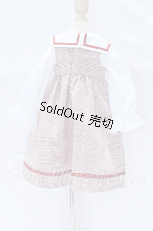 画像3: MDD/OF:おでかけチェックドレス(レッド)・ミニ S-26-02-22-024-SK-ZS (3)