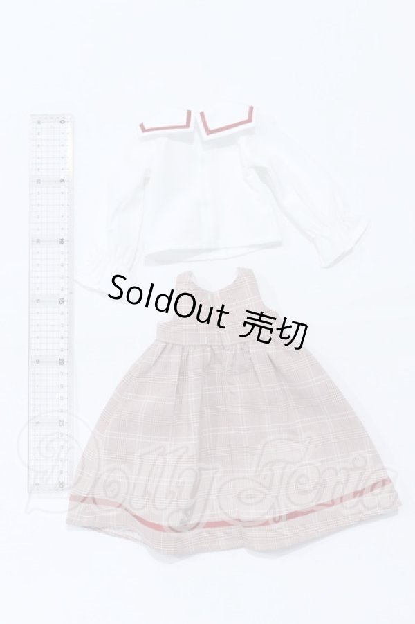 画像6: MDD/OF:おでかけチェックドレス(レッド)・ミニ S-26-02-22-024-SK-ZS (6)