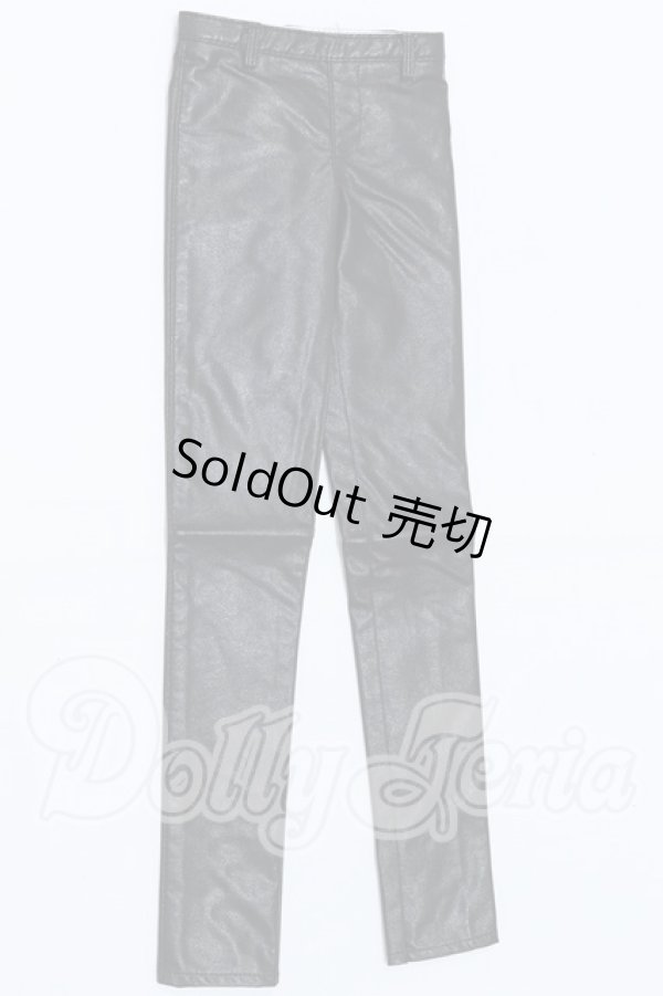 画像1: SD13BOY/OF:ブラックレザーパンツ・L S-26-03-15-061-SK-ZS (1)
