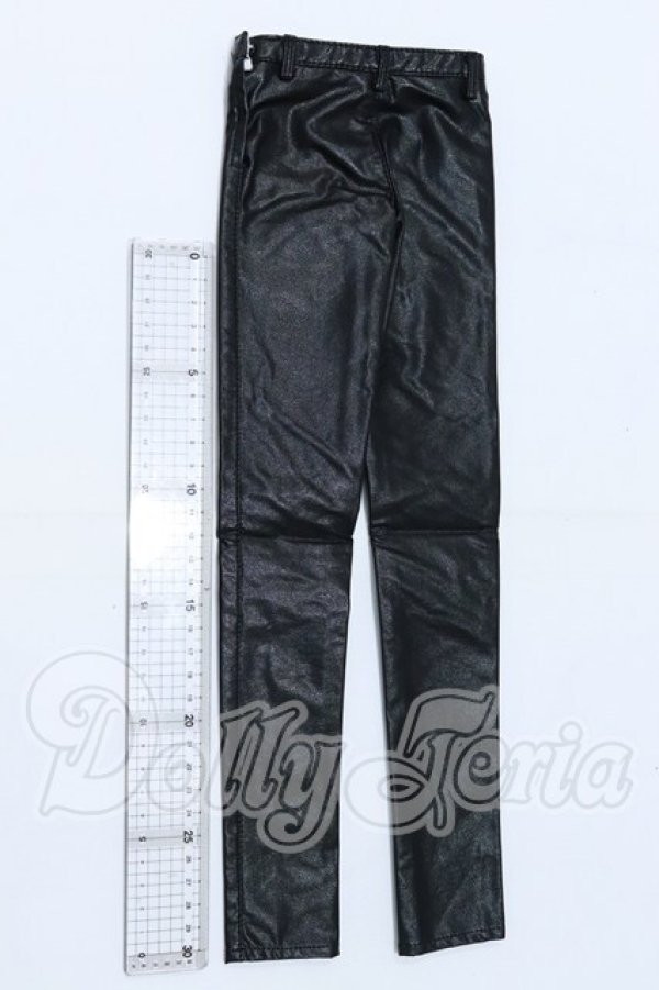 画像2: SD13BOY/OF:ブラックレザーパンツ・L S-26-03-15-061-SK-ZS (2)