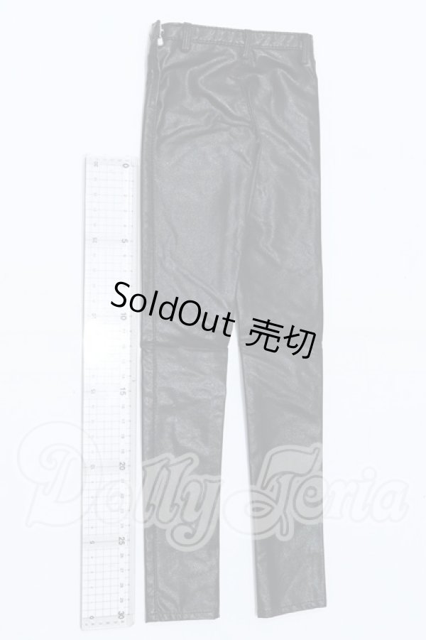 画像2: SD13BOY/OF:ブラックレザーパンツ・L S-26-03-15-061-SK-ZS (2)