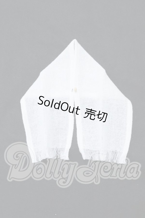 画像1: azone/OF:PNS あぞキャン ゆったりストール ホワイト S-26-03-15-033-SK-ZS (1)