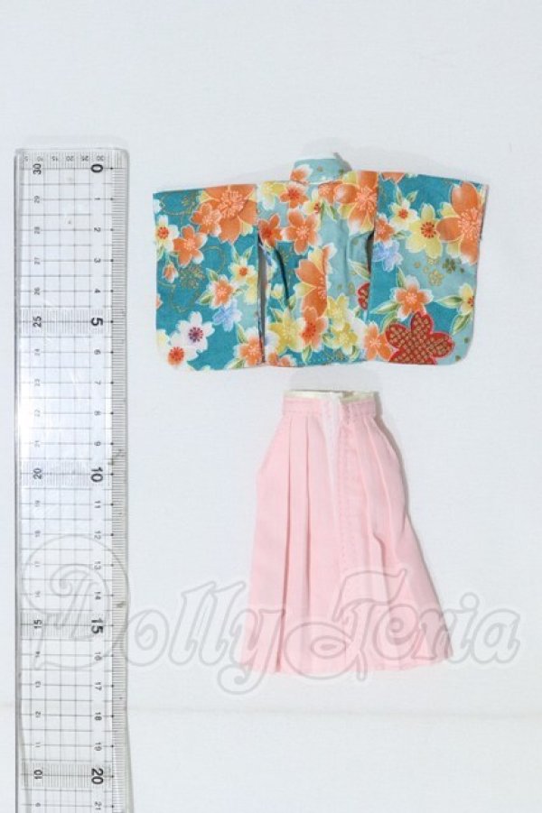 画像3: azone/OF:1/12桜袴set (翡翠色) S-26-06-28-039-SK-ZS (3)