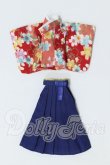 画像2: azone/OF:1/12桜袴set (緋色) S-26-06-28-040-SK-ZS (2)