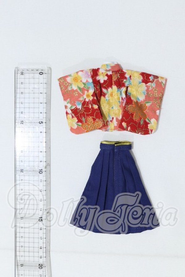 画像3: azone/OF:1/12桜袴set (緋色) S-26-06-28-040-SK-ZS (3)