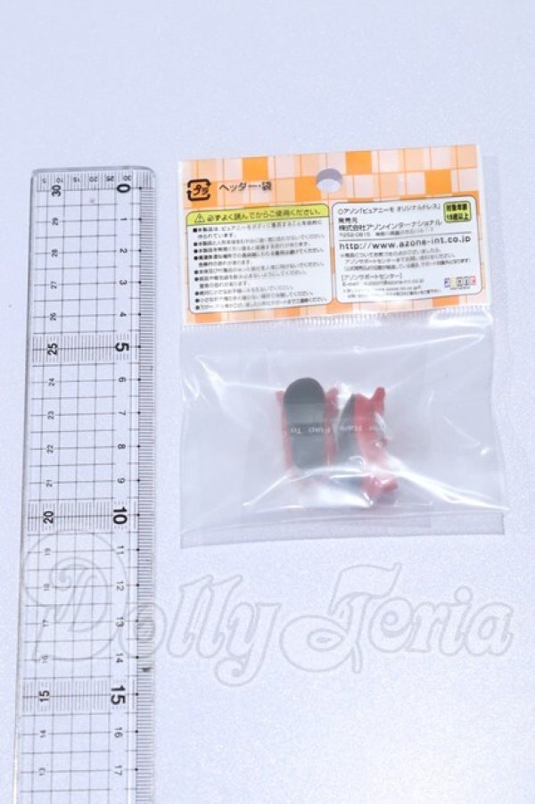 画像2: azone/OF:ピュアニーモ リボンクロスストラップシューズ(レッド) S-26-03-15-045-SK-ZS (2)