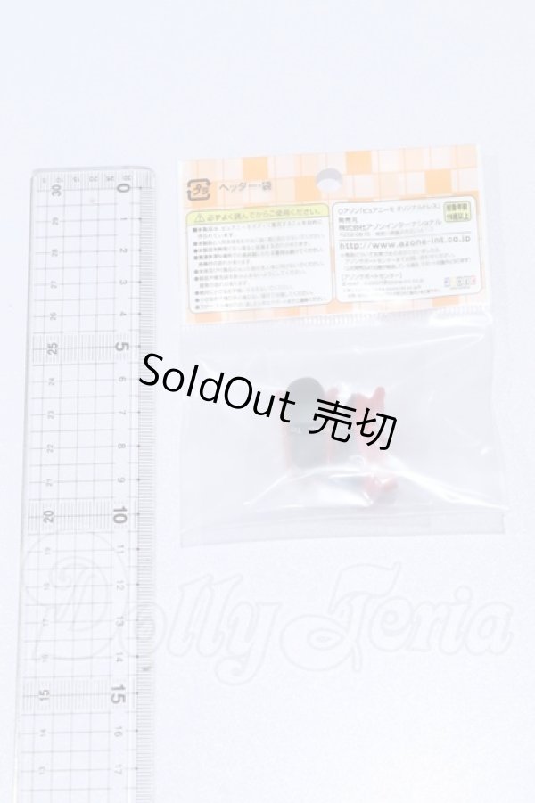 画像2: azone/OF:ピュアニーモ リボンクロスストラップシューズ(レッド) S-26-03-15-045-SK-ZS (2)