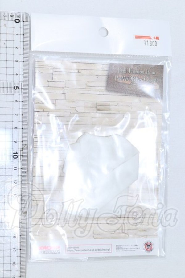 画像2: PetWorks/OF:長袖Tシャツ ホワイト S-26-07-26-065-SK-ZS (2)