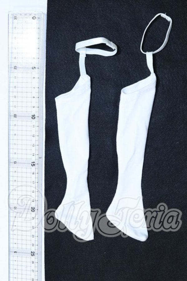 画像2: MSD/OF:ガーターソックス【白】・ミニ S-26-04-19-029-SK-ZS (2)