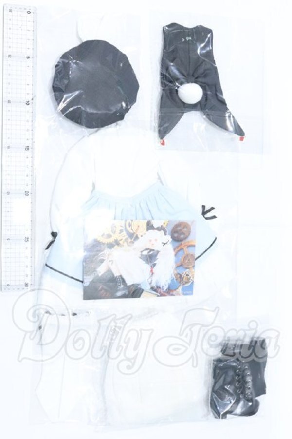 画像2: 40cmサイズドール/OF:【DOLK×JadeShine】Delia - 不思議の国の白うさぎ ver. Limited コラボ限定ドレスセット S-26-05-31-094-SK-ZS (2)