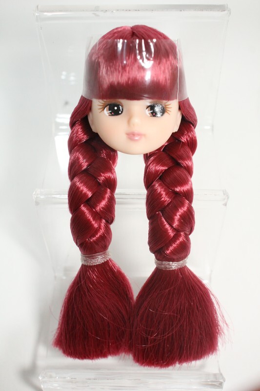 リカちゃんキャッスル日本製お人形教室スペシャルリカちゃん㊧㊨三つ編みトップアップ